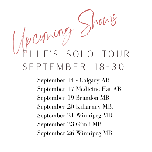 Upcoming Shows Bright eye catching shapes share upcoming show dates